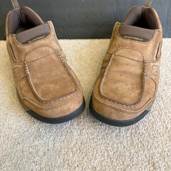 New Balance 750 Country Walk Slip On Loafers Men\'s Size 9 Tan Suede MW750BR main image 9